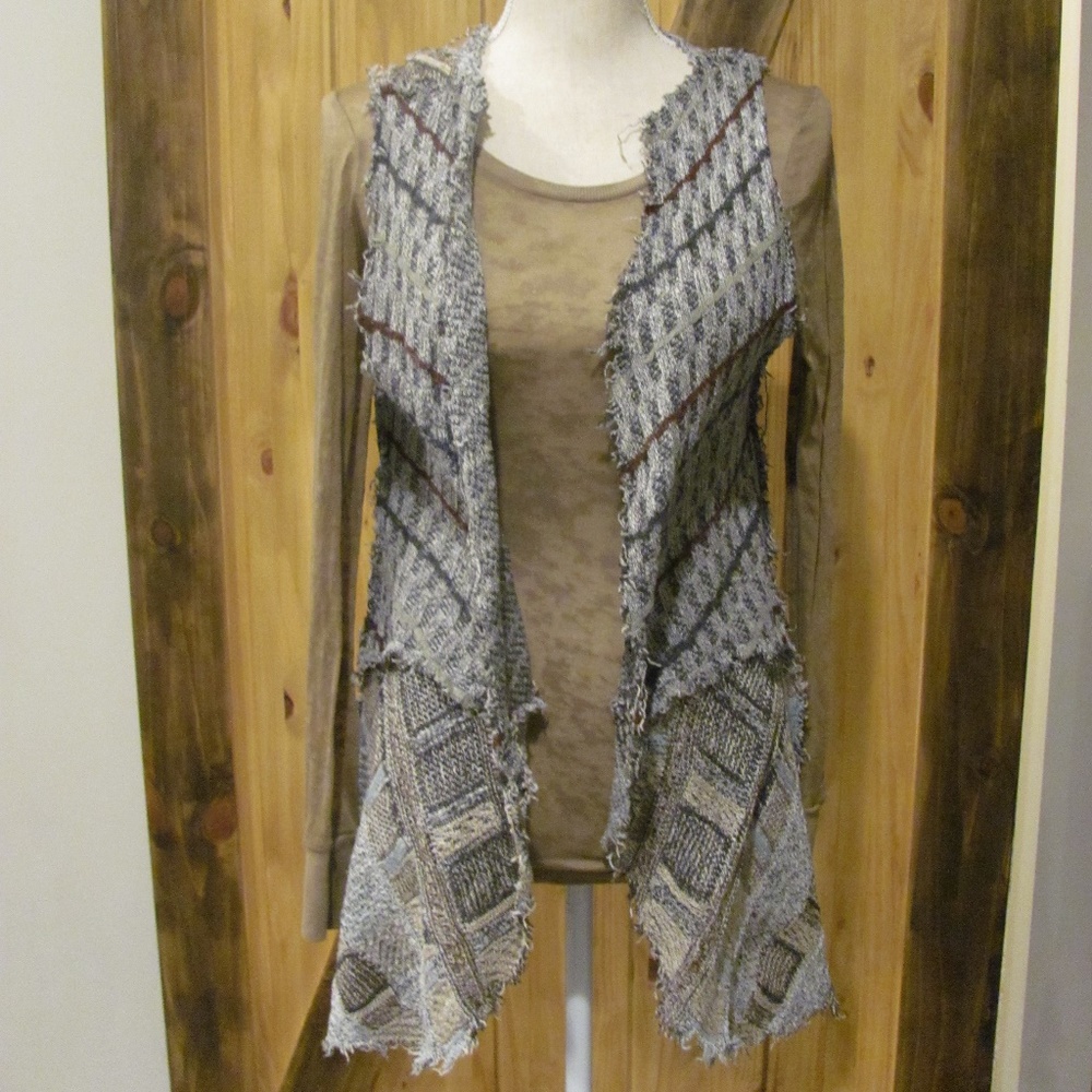 BKE Vintage Patchwork Vest